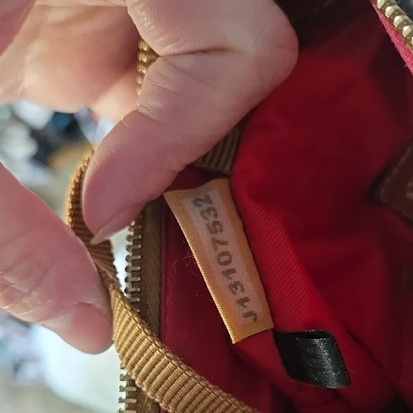 Dooney & Bourke Black and Brown Pebbled Leather Messenger Bag - Picture 11 of 11